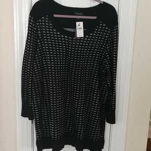 Lane Bryant Mesh Sweater